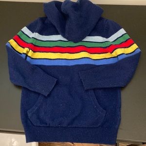 Mini Boden Boys Hooded Wool Sweater Size 6-7/122cm